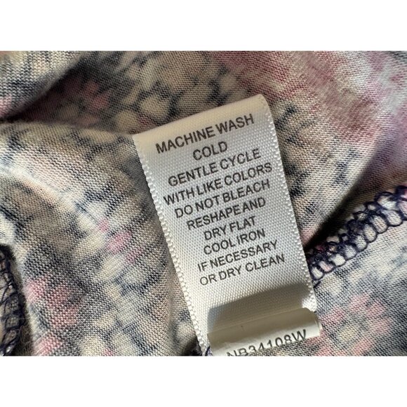 Cable & Gauge Women Size 1X Stretchy Tank Pleated V Neck Purple Pink EUC - Picture 5 of 9